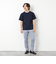 LINKS モザイク柄 レイヤードTee