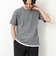LINKS モザイク柄 レイヤードTee