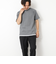LINKS モザイク柄 レイヤードTee