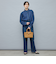 【RM denim】フリルデニムブラウス