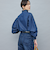 【RM denim】フリルデニムブラウス