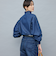 【RM denim】フリルデニムブラウス