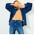 【RM denim】フリルデニムブラウス