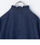 【RM denim】フリルデニムブラウス
