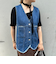 【RM denim】Vネックデニムベスト