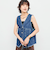 【RM denim】Vネックデニムベスト