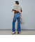 【RM denim】ハイウエストソフトフレアデニム