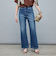 【RM denim】ハイウエストソフトフレアデニム
