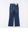 【RM denim】ハイウエストソフトフレアデニム