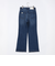【RM denim】ハイウエストソフトフレアデニム