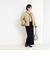 【TAION×LIMONTA】別注ベロアパイピングショートダウン