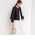 【TAION×LIMONTA】別注ベロアパイピングショートダウン