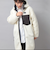 ◇【WEB限定】【TAION/タイオン】別注ボア×ダウンフードコート(リバーシブル)