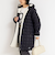 ◇【WEB限定】【TAION/タイオン】別注ボア×ダウンフードコート(リバーシブル)