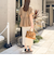《セットアップ対応》ウォッシャブルダブルサテンイージースカート