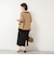 《セットアップ対応》ウォッシャブルダブルサテンイージースカート