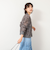 【追加】《セットアップ対応》チュール刺繍Vネックカーディガン