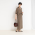 《セットアップ対応》ウォッシャブルシルキーキュプラドレープシャツ