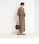 《セットアップ対応》ウォッシャブルシルキーキュプラドレープシャツ