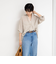 《セットアップ対応》ウォッシャブルシルキーキュプラドレープシャツ