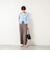 《セットアップ対応》ウォッシャブルダブルクロスサテンイージーワイドパンツ