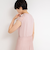 プリーツ風ニットワンピース
