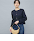 レース付きクルーネックカーディガン