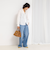 Vネックタックギャザーパーツブラウス