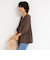 ペプラムバルーンライトブルゾン