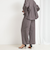 《セットアップ対応》クロップドワイドパンツ