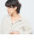 FOXカシミヤボックス袖2WAYカーディガン