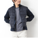 【TAION/タイオン】別注HI NECK DOWN JKT WITH SLEEVE KNIT 25AW