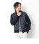 【TAION/タイオン】別注HI NECK DOWN JKT WITH SLEEVE KNIT 25AW