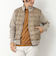 【TAION/タイオン】別注HI NECK DOWN JKT WITH SLEEVE KNIT 25AW