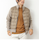 【TAION/タイオン】別注HI NECK DOWN JKT WITH SLEEVE KNIT 25AW