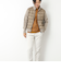【TAION/タイオン】別注HI NECK DOWN JKT WITH SLEEVE KNIT 25AW