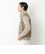 【TAION/タイオン】別注HI NECK DOWN JKT WITH SLEEVE KNIT 25AW