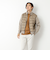 【TAION/タイオン】別注HI NECK DOWN JKT WITH SLEEVE KNIT 25AW