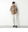 【TAION/タイオン】別注HI NECK DOWN JKT WITH SLEEVE KNIT 25AW
