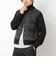【TAION/タイオン】別注HI NECK DOWN JKT WITH SLEEVE KNIT 25AW