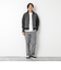 【TAION/タイオン】別注HI NECK DOWN JKT WITH SLEEVE KNIT 25AW