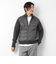 【TAION/タイオン】別注HI NECK DOWN JKT WITH SLEEVE KNIT 25AW