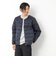 【TAION/タイオン】別注クジラ刺繍CREW NECK BUTTON DOWN JACKET