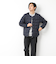【TAION/タイオン】別注クジラ刺繍CREW NECK BUTTON DOWN JACKET