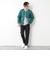 【TAION/タイオン】別注クジラ刺繍CREW NECK BUTTON DOWN JACKET
