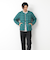 【TAION/タイオン】別注クジラ刺繍CREW NECK BUTTON DOWN JACKET
