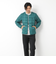 【TAION/タイオン】別注クジラ刺繍CREW NECK BUTTON DOWN JACKET
