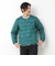 【TAION/タイオン】別注クジラ刺繍CREW NECK BUTTON DOWN JACKET
