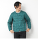 【TAION/タイオン】別注クジラ刺繍CREW NECK BUTTON DOWN JACKET