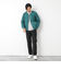 【TAION/タイオン】別注クジラ刺繍CREW NECK BUTTON DOWN JACKET